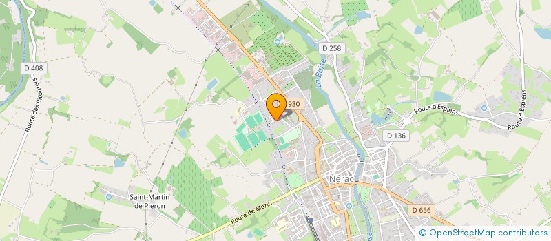 localisation de l'entreprise MONSIEUR JEAN FABRY  NERAC