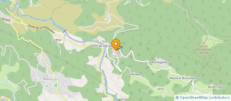 localisation de l'entreprise MONSIEUR JEAN FACCHIN à LALEVADE-D'ARDECHE