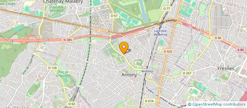 localisation de l'entreprise MONSIEUR JEAN FACON à ANTONY