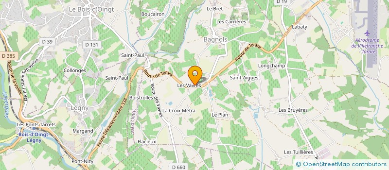 localisation de l'entreprise MONSIEUR JEAN FADY  BAGNOLS