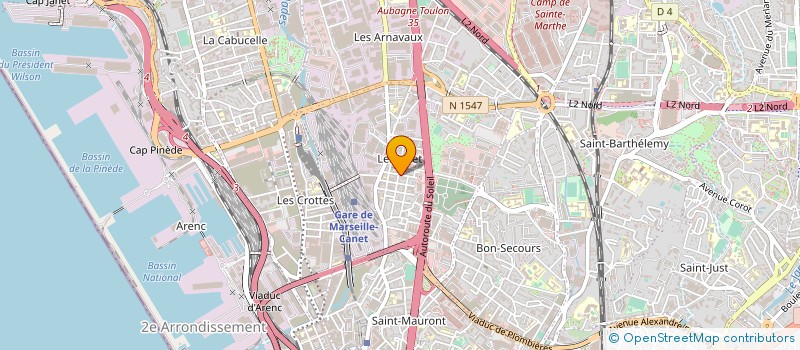 localisation de l'entreprise MONSIEUR JEAN FAFET à MARSEILLE
