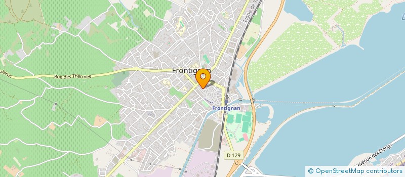 localisation de l'entreprise MONSIEUR JEAN FAGLIN à FRONTIGNAN