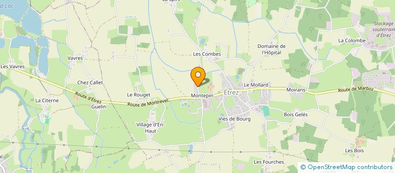 localisation de l'entreprise MONSIEUR JEAN FAGUET  BRESSE VALLONS