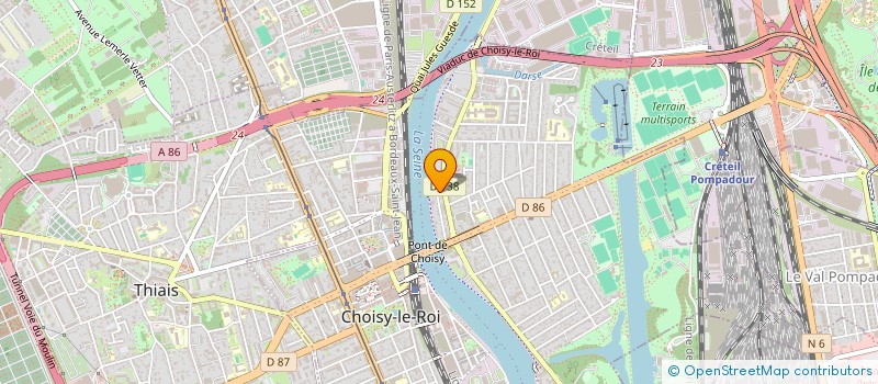 localisation de l'entreprise MONSIEUR JEAN FAHALA  CHOISY-LE-ROI