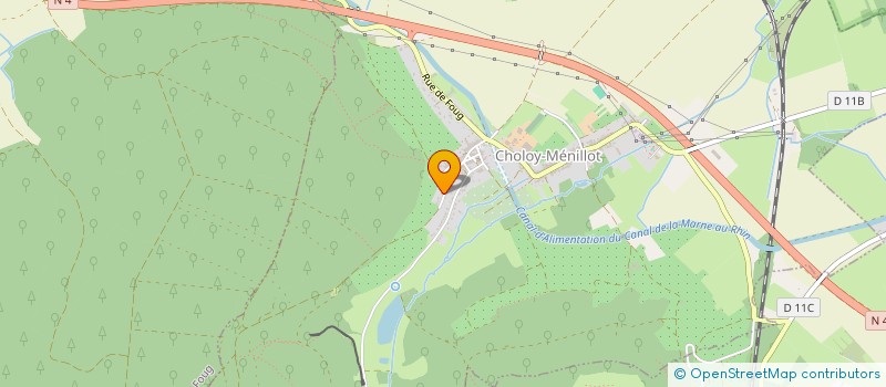 localisation de l'entreprise MONSIEUR JEAN FAISANDEL  CHOLOY-MENILLOT