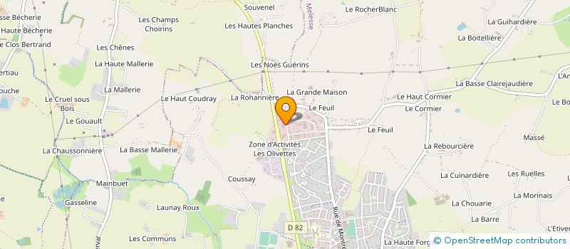 localisation de l'entreprise MONSIEUR JEAN FAISANT  MELESSE