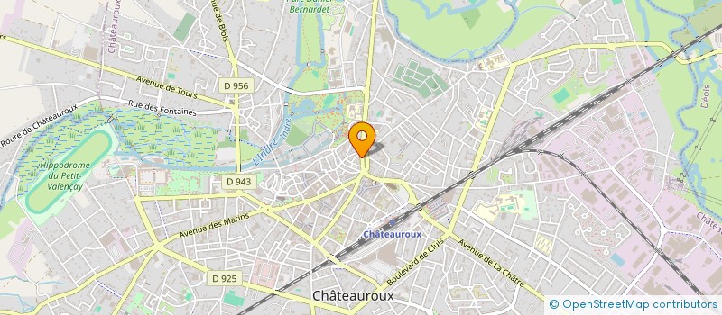 localisation de l'entreprise MONSIEUR JEAN FAIVRE à CHATEAUROUX