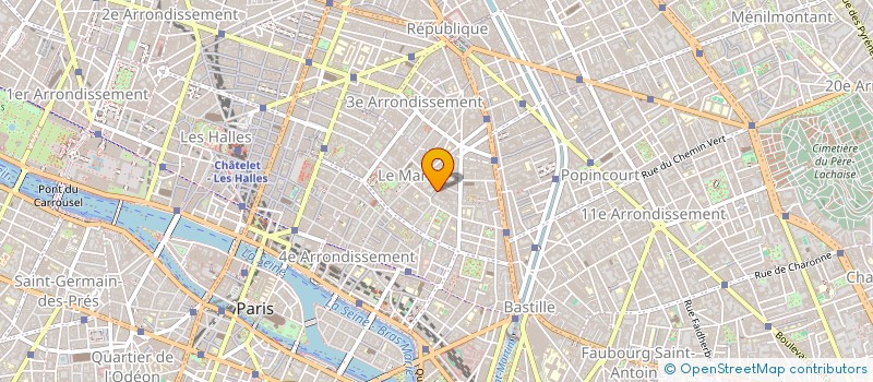 localisation de l'entreprise MONSIEUR JEAN FAIVRE  PARIS