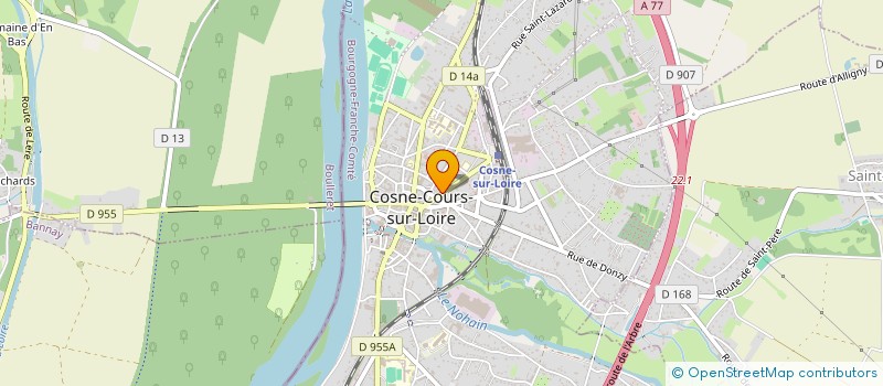 localisation de l'entreprise MONSIEUR JEAN FAIVRE à COSNE COURS SUR LOIRE