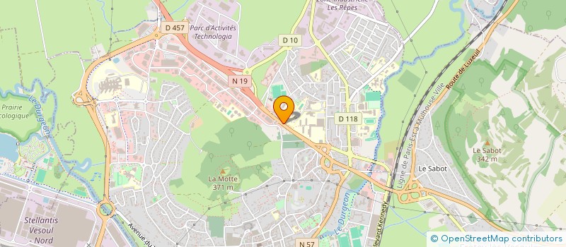 localisation de l'entreprise MONSIEUR JEAN FAIVRE  VESOUL