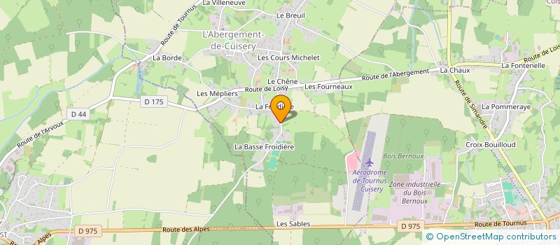 localisation de l'entreprise MONSIEUR JEAN FAIVRE à CUISERY