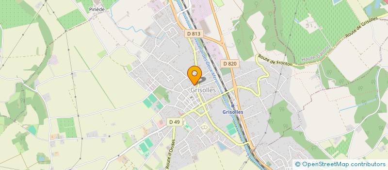 localisation de l'entreprise MONSIEUR JEAN FAJARDO  GRISOLLES