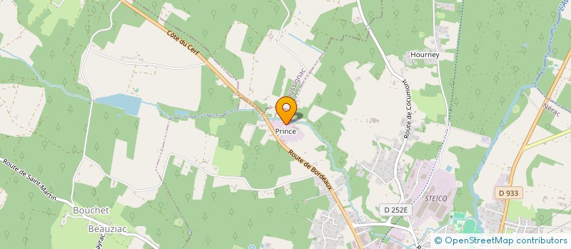 localisation de l'entreprise MONSIEUR JEAN FALCK  CASTELJALOUX