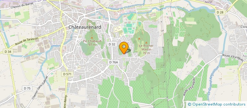 localisation de l'entreprise MONSIEUR JEAN FALCOU  CHATEAURENARD