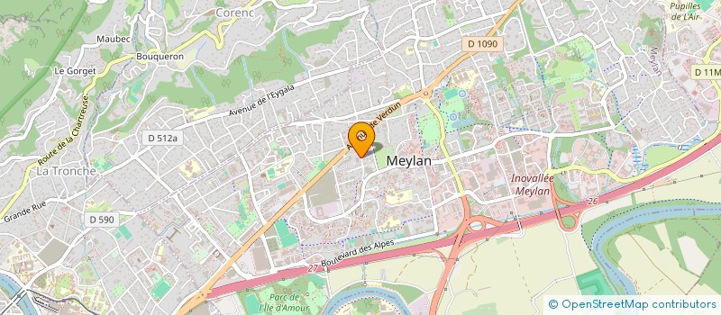 localisation de l'entreprise MONSIEUR JEAN FALEVOZ à MEYLAN