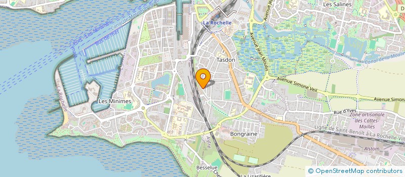 localisation de l'entreprise MONSIEUR JEAN FALGUEROLLE  LA ROCHELLE
