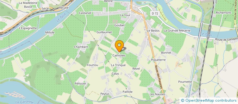 localisation de l'entreprise MONSIEUR JEAN FALGUIERES à MOISSAC