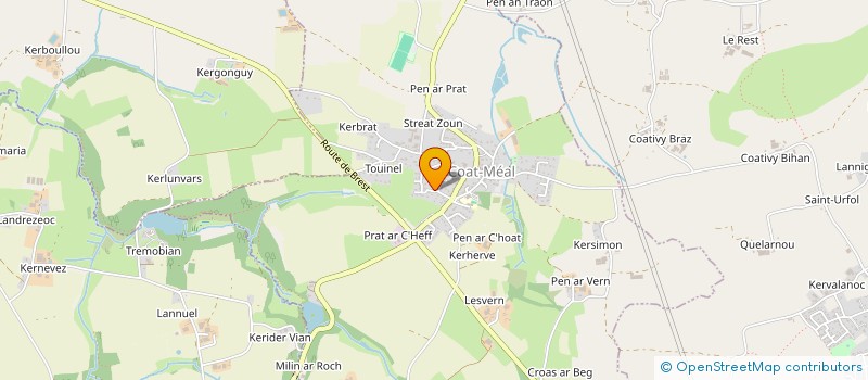 localisation de l'entreprise MONSIEUR JEAN FALHON  COAT-MEAL