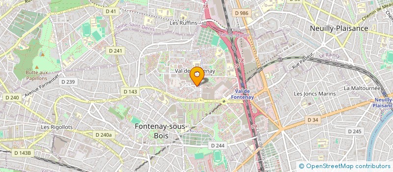localisation de l'entreprise MONSIEUR JEAN FALL à FONTENAY-SOUS-BOIS