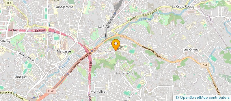 localisation de l'entreprise MONSIEUR JEAN FALLOT à MARSEILLE