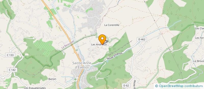 localisation de l'entreprise MONSIEUR JEAN FANCOIS CONTI  EVENOS