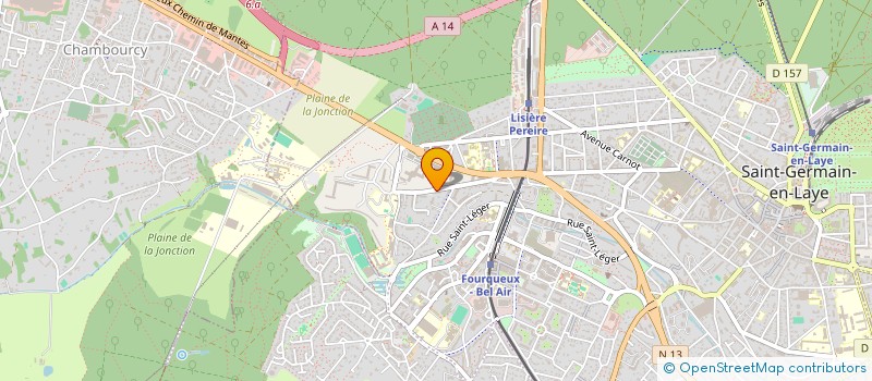 localisation de l'entreprise MONSIEUR JEAN FANGOUS  SAINT-GERMAIN-EN-LAYE