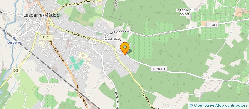 localisation de l'entreprise MONSIEUR JEAN FARDEGUE  LESPARRE-MEDOC