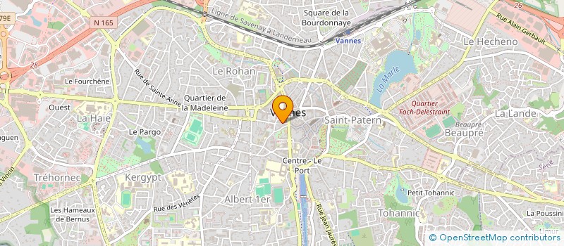 localisation de l'entreprise MONSIEUR JEAN FARDEL à VANNES