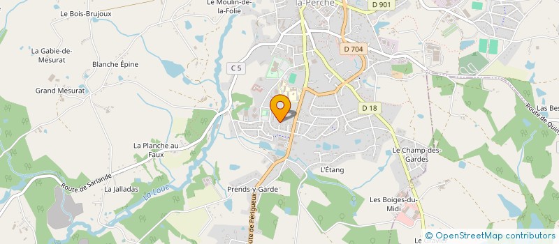 localisation de l'entreprise MONSIEUR JEAN FARGEAS à COUSSAC-BONNEVAL