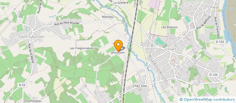 localisation de l'entreprise MONSIEUR JEAN FARGEAS à LINARS