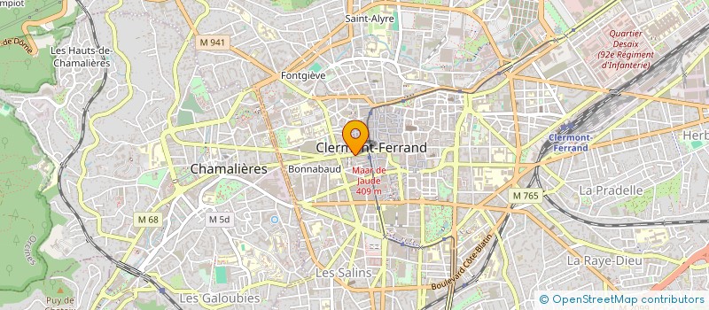 localisation de l'entreprise MONSIEUR JEAN FARGHEON  CLERMONT-FERRAND