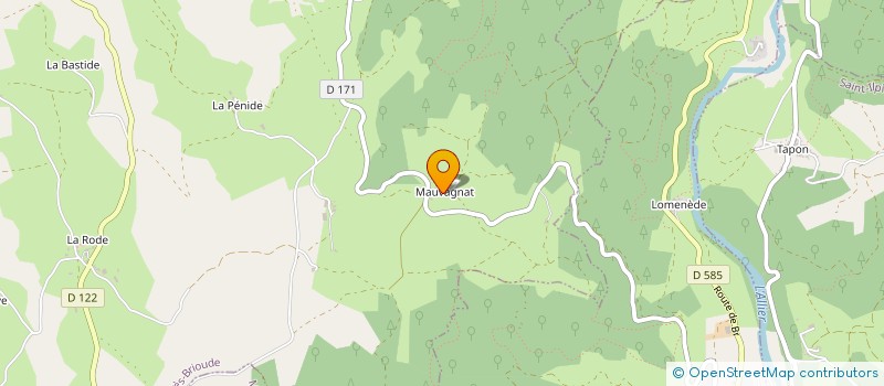 localisation de l'entreprise MONSIEUR JEAN FARGIER  SAINT-JUST-PRES-BRIOUDE