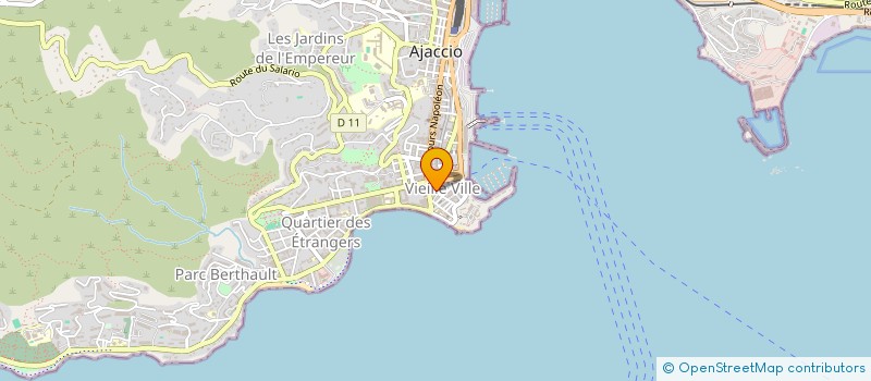 localisation de l'entreprise MONSIEUR JEAN FARINACCI à AJACCIO