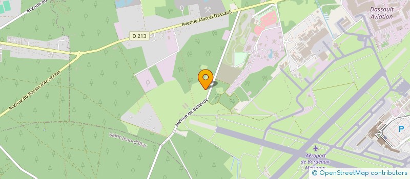 localisation de l'entreprise MONSIEUR JEAN FAUCHEUX  MERIGNAC