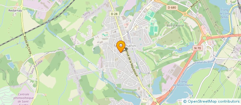 localisation de l'entreprise MONSIEUR JEAN FAUCHON  MONTCHANIN