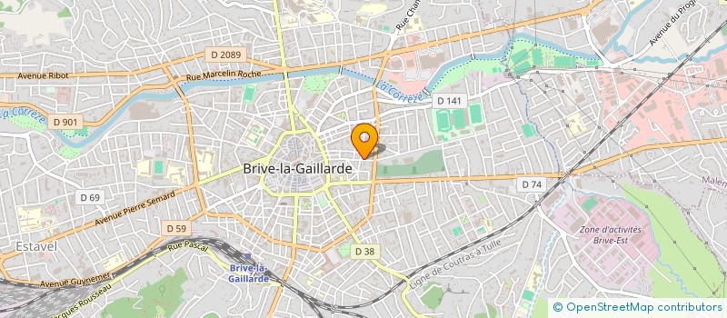 localisation de l'entreprise MONSIEUR JEAN FAUGERE à BRIVE-LA-GAILLARDE