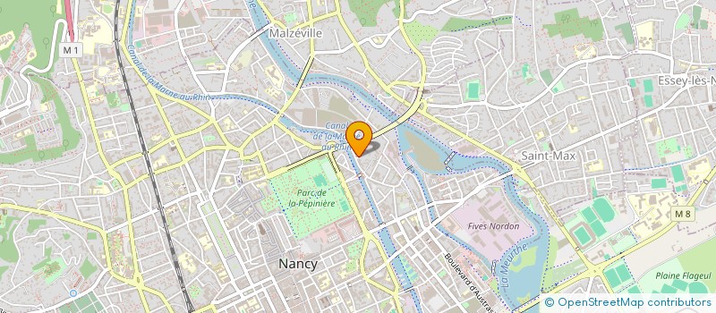 localisation de l'entreprise MONSIEUR JEAN FAUQUET  NANCY