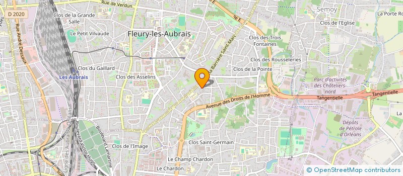localisation de l'entreprise MONSIEUR JEAN FAURE à ORLEANS