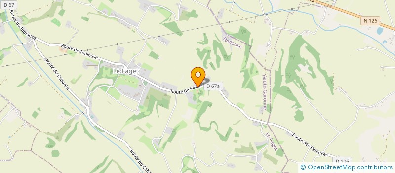 localisation de l'entreprise MONSIEUR JEAN FAURE  MAUREVILLE