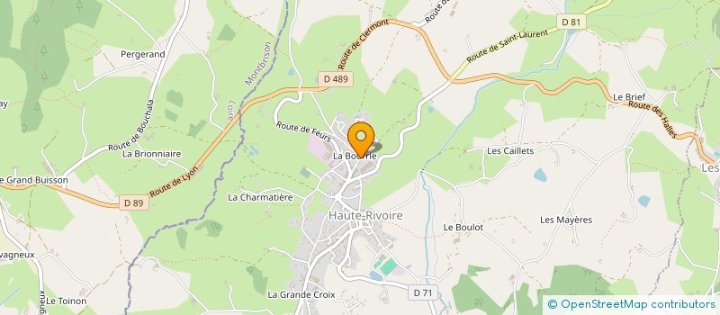 localisation de l'entreprise MONSIEUR JEAN FAURE à HAUTE-RIVOIRE