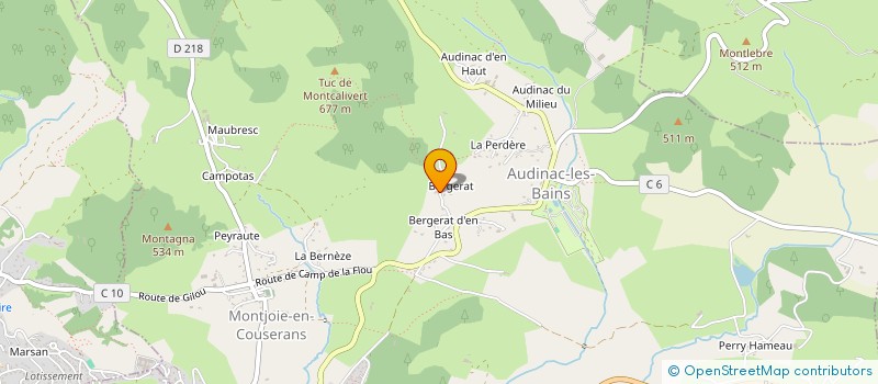 localisation de l'entreprise MONSIEUR JEAN FAUROUX à MONTJOIE-EN-COUSERANS