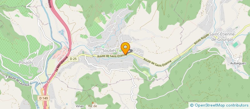 localisation de l'entreprise MONSIEUR JEAN FAUS  SOUBES