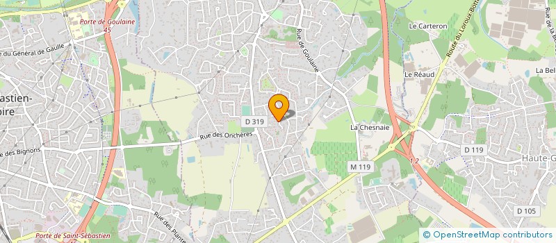 localisation de l'entreprise MONSIEUR JEAN FAUVIAUX à BASSE-GOULAINE