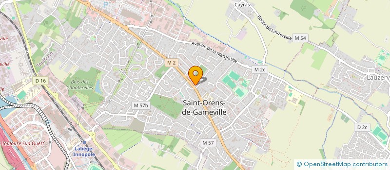 localisation de l'entreprise MONSIEUR JEAN FAVAREL  SAINT-ORENS-DE-GAMEVILLE