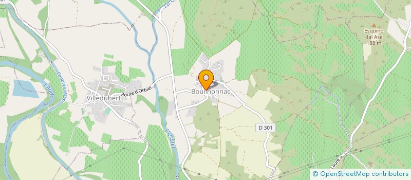 localisation de l'entreprise MONSIEUR JEAN FAVATIER  BOUILHONNAC