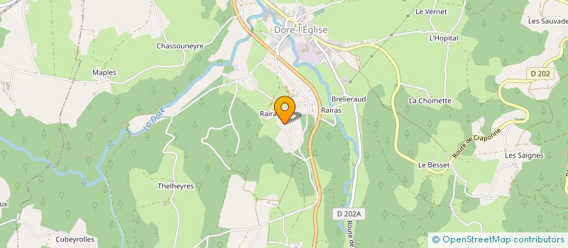 localisation de l'entreprise MONSIEUR JEAN FAVIER à SAINT-SAUVEUR-LA-SAGNE
