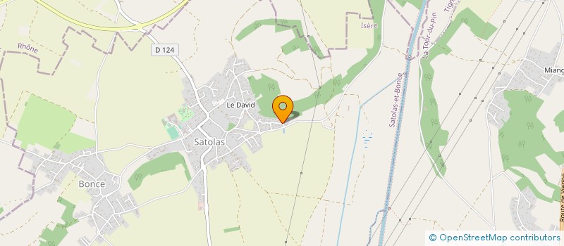 localisation de l'entreprise MONSIEUR JEAN FAVIER  SATOLAS-ET-BONCE