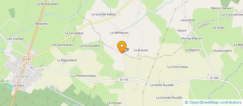 localisation de l'entreprise MONSIEUR JEAN FAVRAIS à PARIGNE