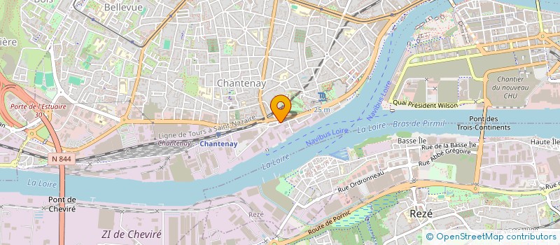 localisation de l'entreprise MONSIEUR JEAN FAVREAU à NANTES