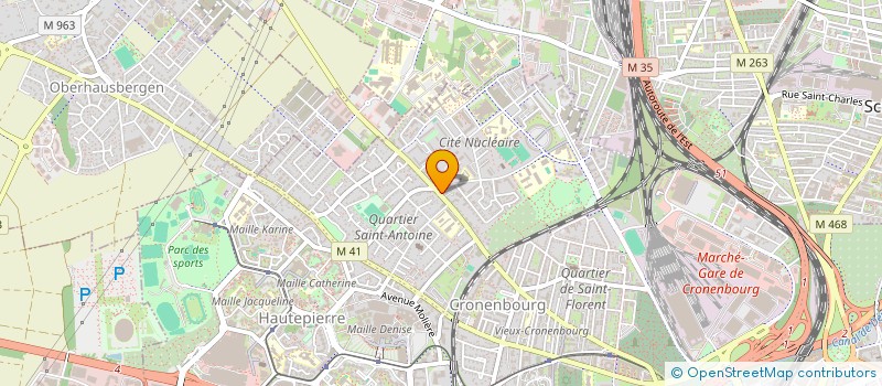 localisation de l'entreprise MONSIEUR JEAN FAY  STRASBOURG